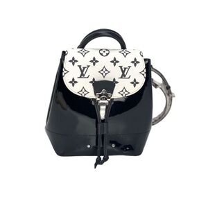 Louis Vuitton Monogram Black and White Hot Springs Backpack and Patent Leather